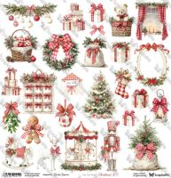 Дизайнерски лист с елементи за изрязване "Christmas Cheer-Christmas 30", ScrapAndMe